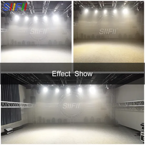 4X50W Теплый белый Холодный белый 2in1 DMX LED COB PAR Stage Wash Lights