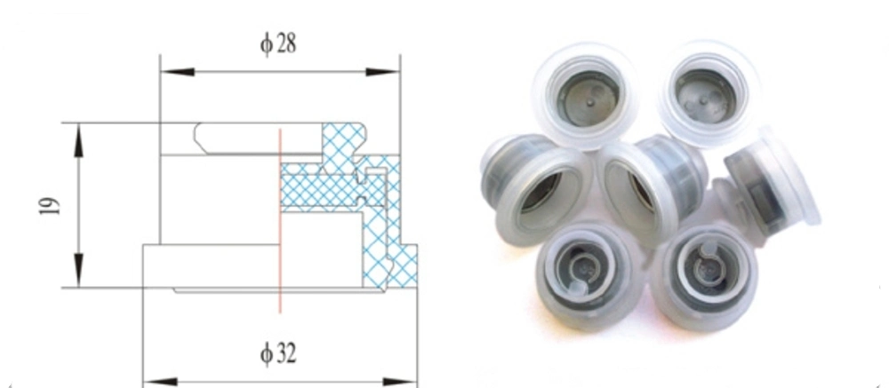 Pharmaceutical Lvp Infusion Bottle Non PVC Soft Bag 30mm 32mm Euro Pull Ring Cap